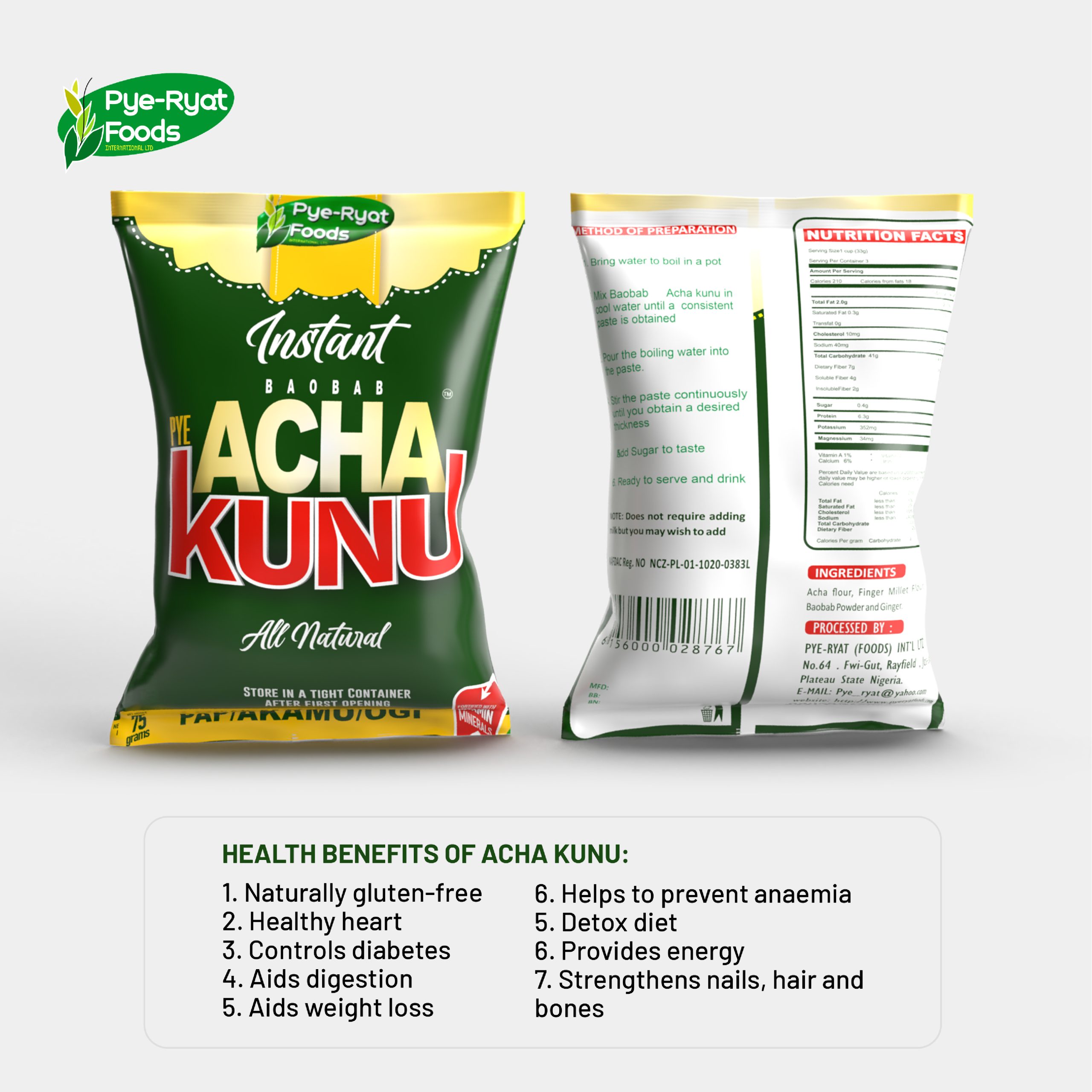 Large Pack of Acha Kunu